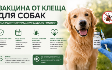 Вакцина от клеща для собак: как защитить питомца и когда делать прививку