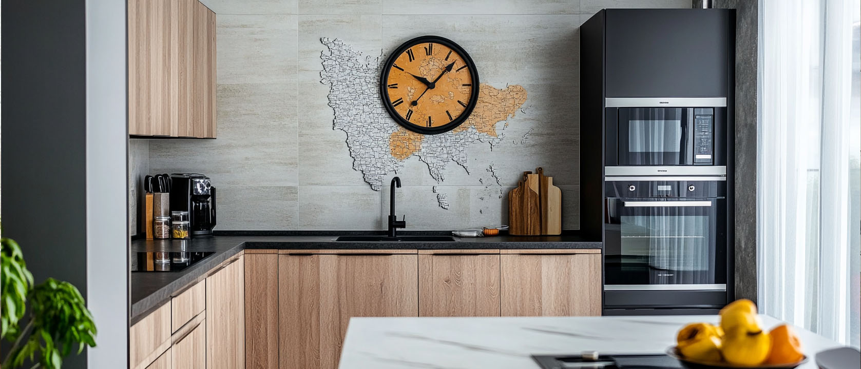 часы в стиле индастриал и прованс стиле